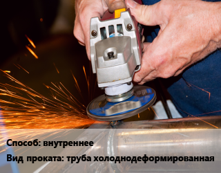 Шлифование внутреннее для проката категории Труба холоднодеформированная